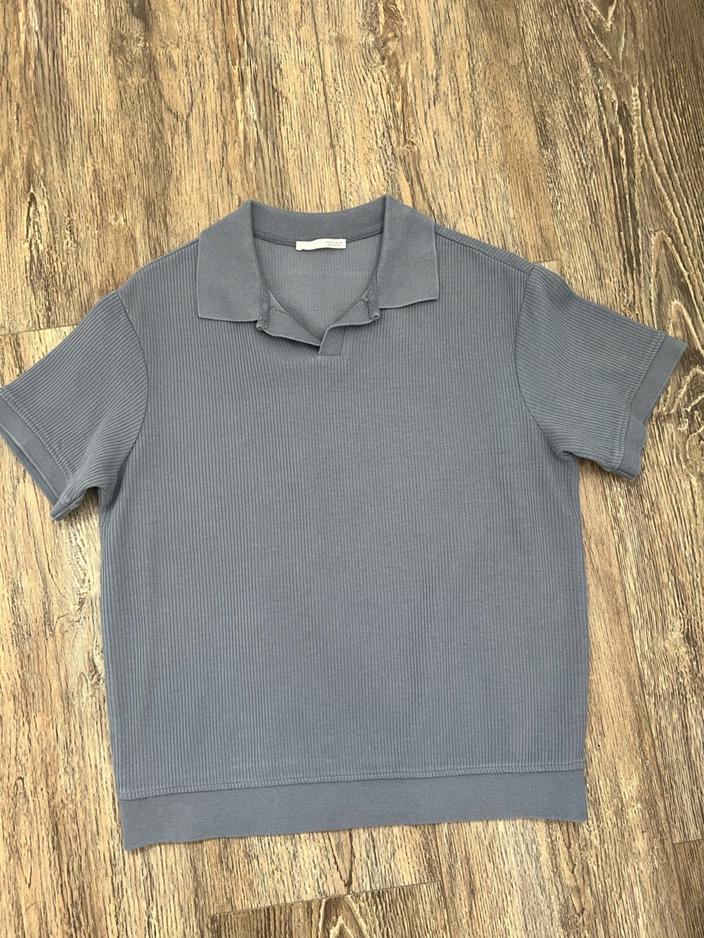 Zara Men's Polo - Slate Blue